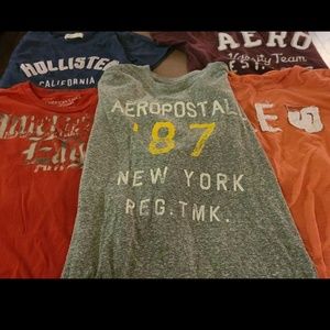 Aero Hollister etc... XS tshirts